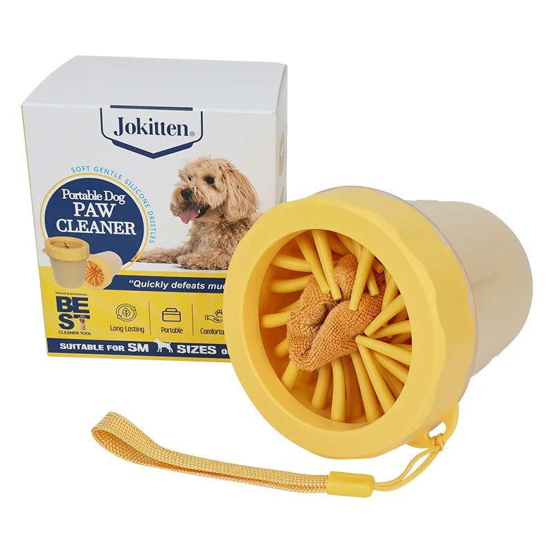 Portable Pet Paw Cleaner Cup Dog Foot Washing Grooming Device Easy‑to‑Use Paw Washer For Dogs Cats On‑the‑Go Travel Outdoor Dirty Paws Cleaning