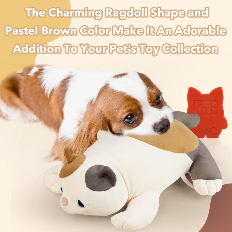 Puppy Heartbeat Toy with a Simulated Heartbeat Pet Sleep Pillow – Helps Relieve Anxiety and Fatigue