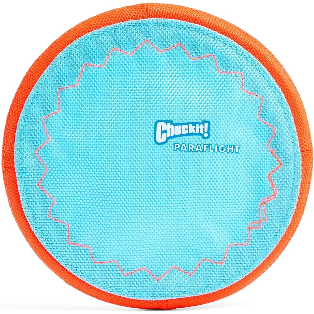 Flying Disc Dog Toy for Small Medium Dogs Soft Rubber Edges Durable Nylon Floating in Water Easy Grip Throw Outdoor Fetch Play
