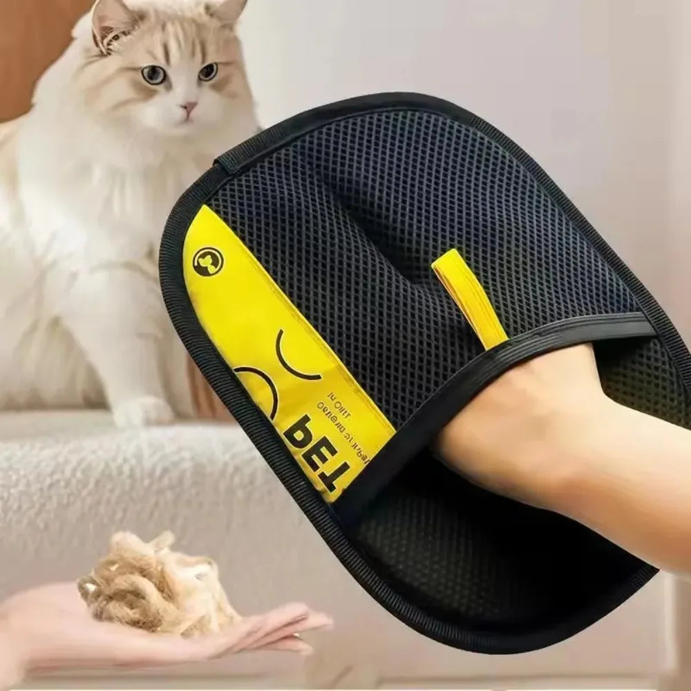 Pet Hair Remover Portable Washable Clothes Hair Dehairing Gloves Pet Cleaning Products Pet Accessories