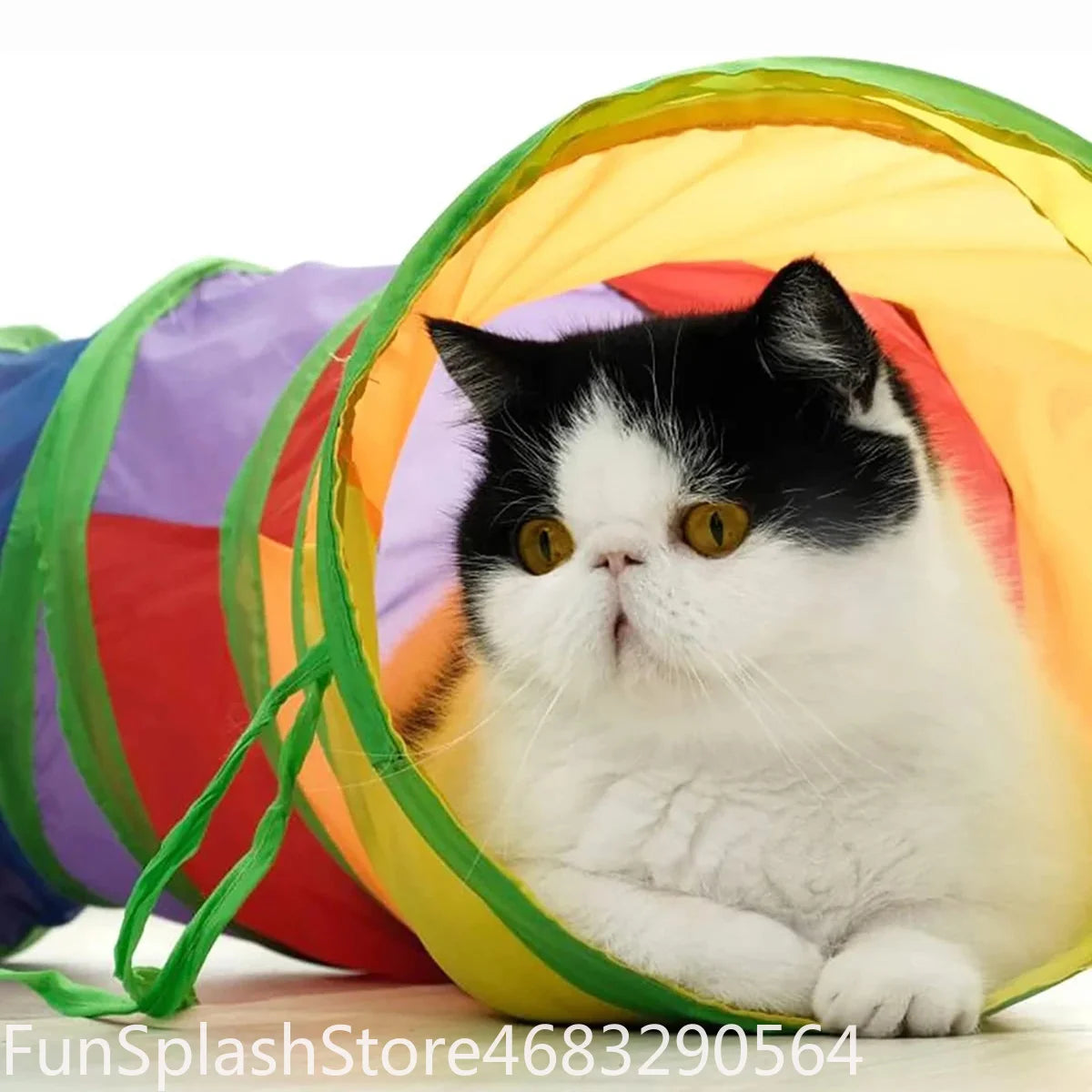 Foldable Cat Tunnel Tube Interactive Pet Play Tunnel Fun Training Toy For Kitten Puppy Indoor Entertainment Relieve Boredom Cat Accessories
