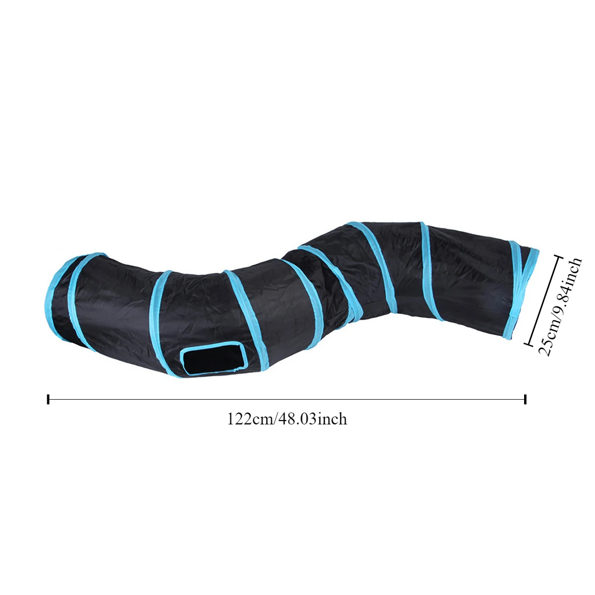 Foldable Cat Tunnel Tube Interactive Pet Play Tunnel Fun Training Toy For Kitten Puppy Indoor Entertainment Relieve Boredom Cat Accessories