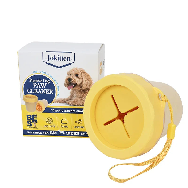 Portable Pet Paw Cleaner Cup Dog Foot Washing Grooming Device Easy‑to‑Use Paw Washer For Dogs Cats On‑the‑Go Travel Outdoor Dirty Paws Cleaning