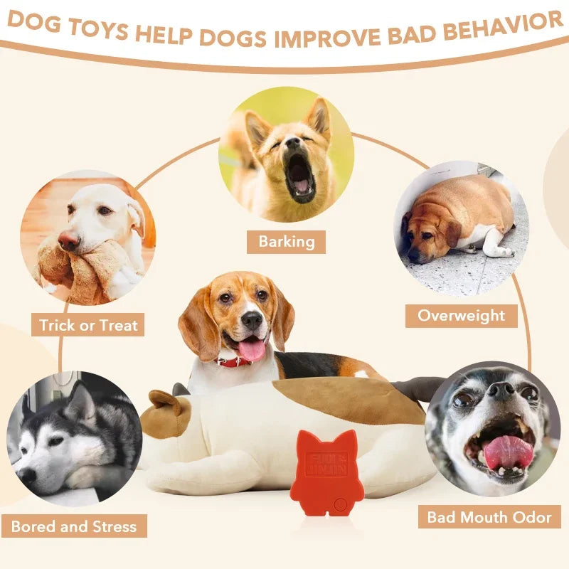Puppy Heartbeat Toy with a Simulated Heartbeat Pet Sleep Pillow – Helps Relieve Anxiety and Fatigue