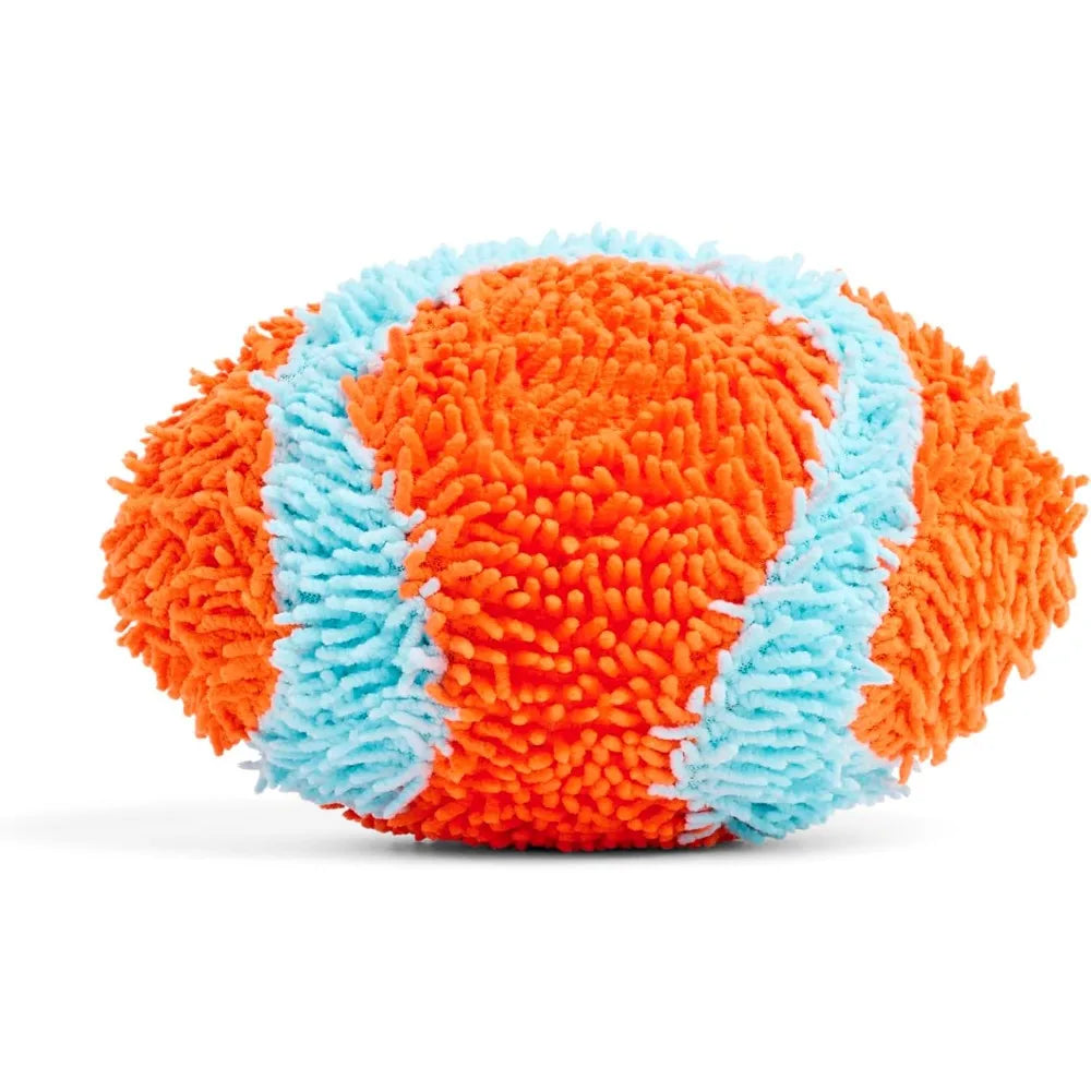 Interactive Dog Toy Roller Ball for Indoor Play Boredom Relief Chew Teething Puppy Small Medium Dogs 7.5 Inch Orange Blue Pet Training Fun