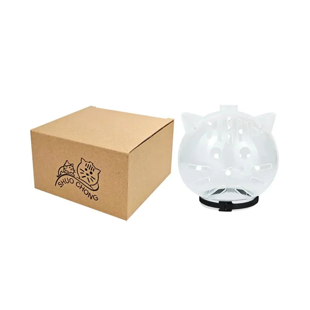 Cat Bubble Helmet, Adjustable Anti Bite Cat Head Cover, Breathable Open Mesh Grooming Hood for Aggressive Cats, Bathing Nail Trimming Vet Visit