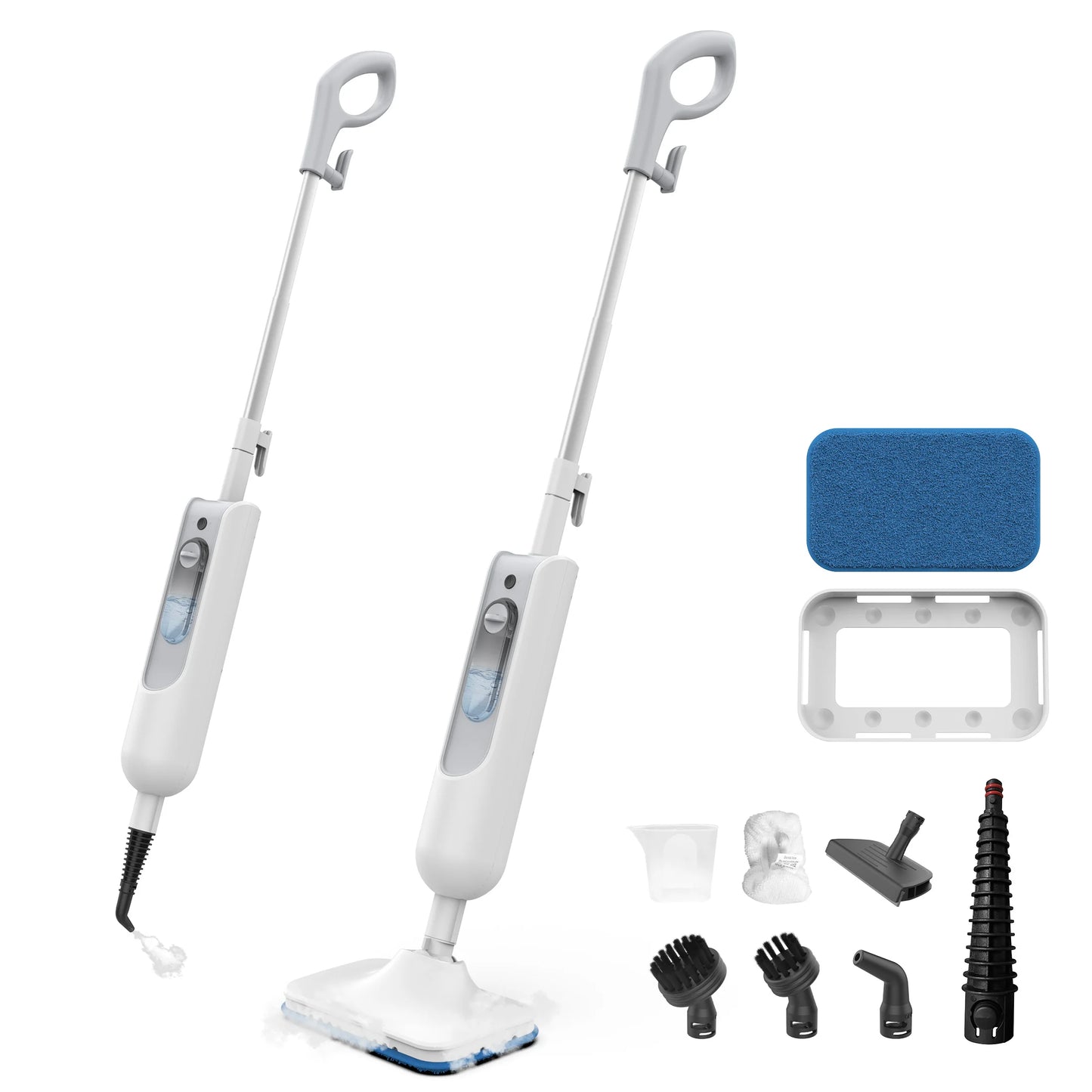 INSE F2 Steam Mop Powerful 12-in-1 Handheld Scrubbing Steam Cleaner High Temperature Detachable Steam Mop for Hardwood Carpet