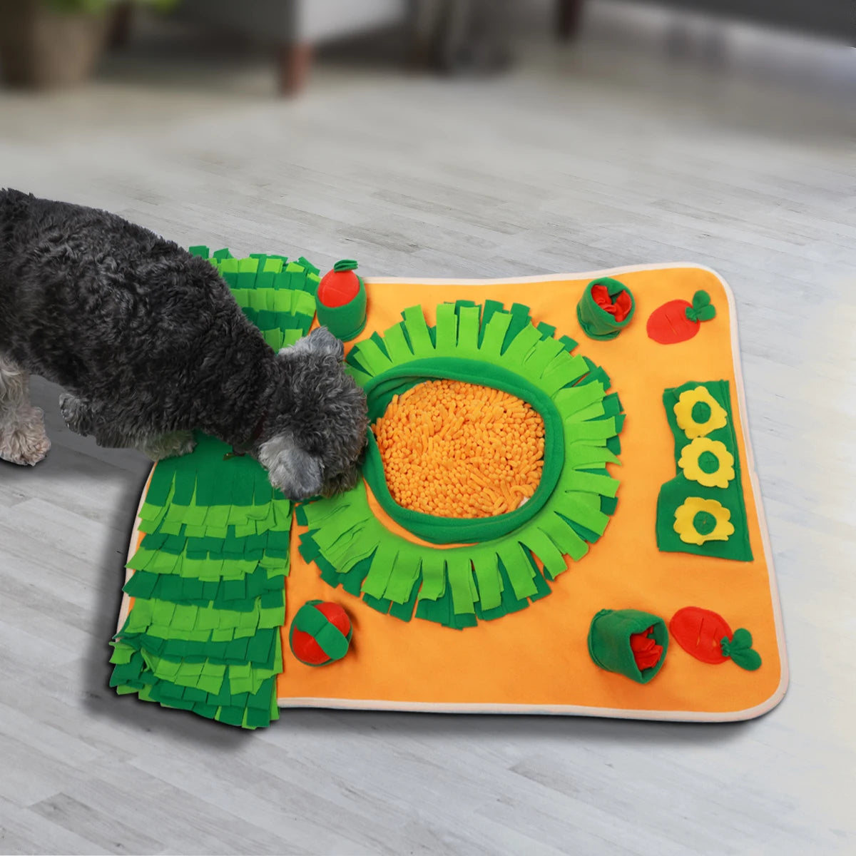Dog Sniffing Mat Helps Train Dogs' Foraging and Interaction Skills WXD-LBD