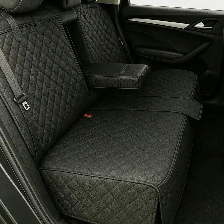 Simple And Stylish Dog Car Seat Cover, Rear Seat Pet Mattress Protection Cover, Waterproof Bench Style Car Seat Cover, Anti Slip Pet Car Bed Dog Hammock, Suitable For Cars SUV, Truck