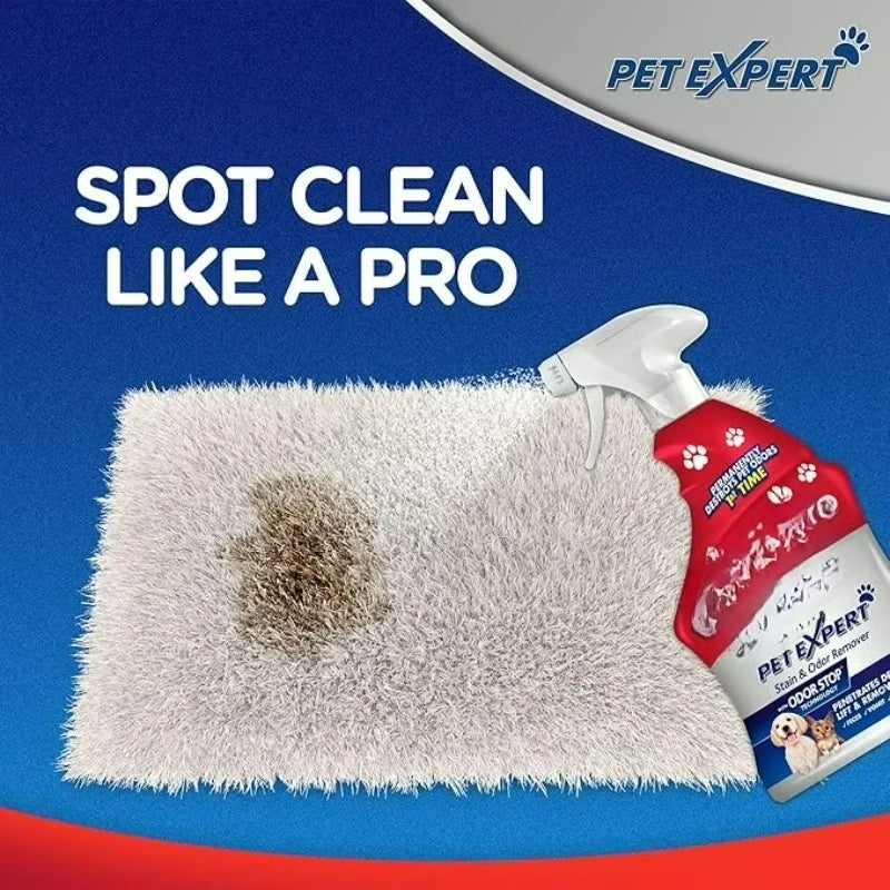 Pet Expert Carpet Cleaner Spray –  for Removal of Pet Stains & Odors,22oz