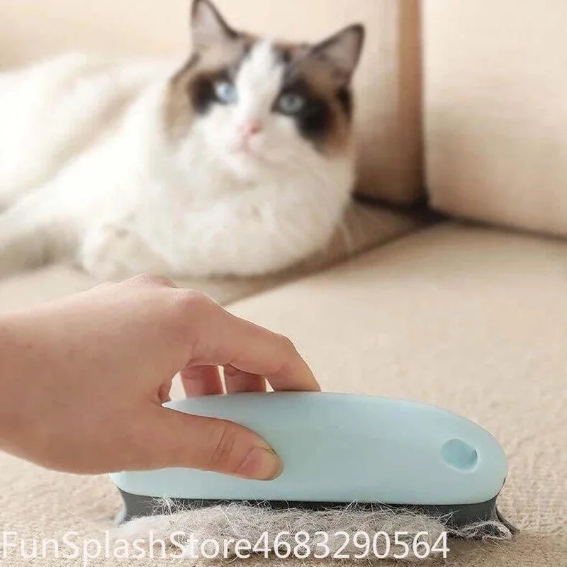 Efficient Pet Hair Remover Brush Dog Cat Hair Detailer Reusable Fur Removal Tool For Car Furniture Carpet Clothes Pet Bed Sofa