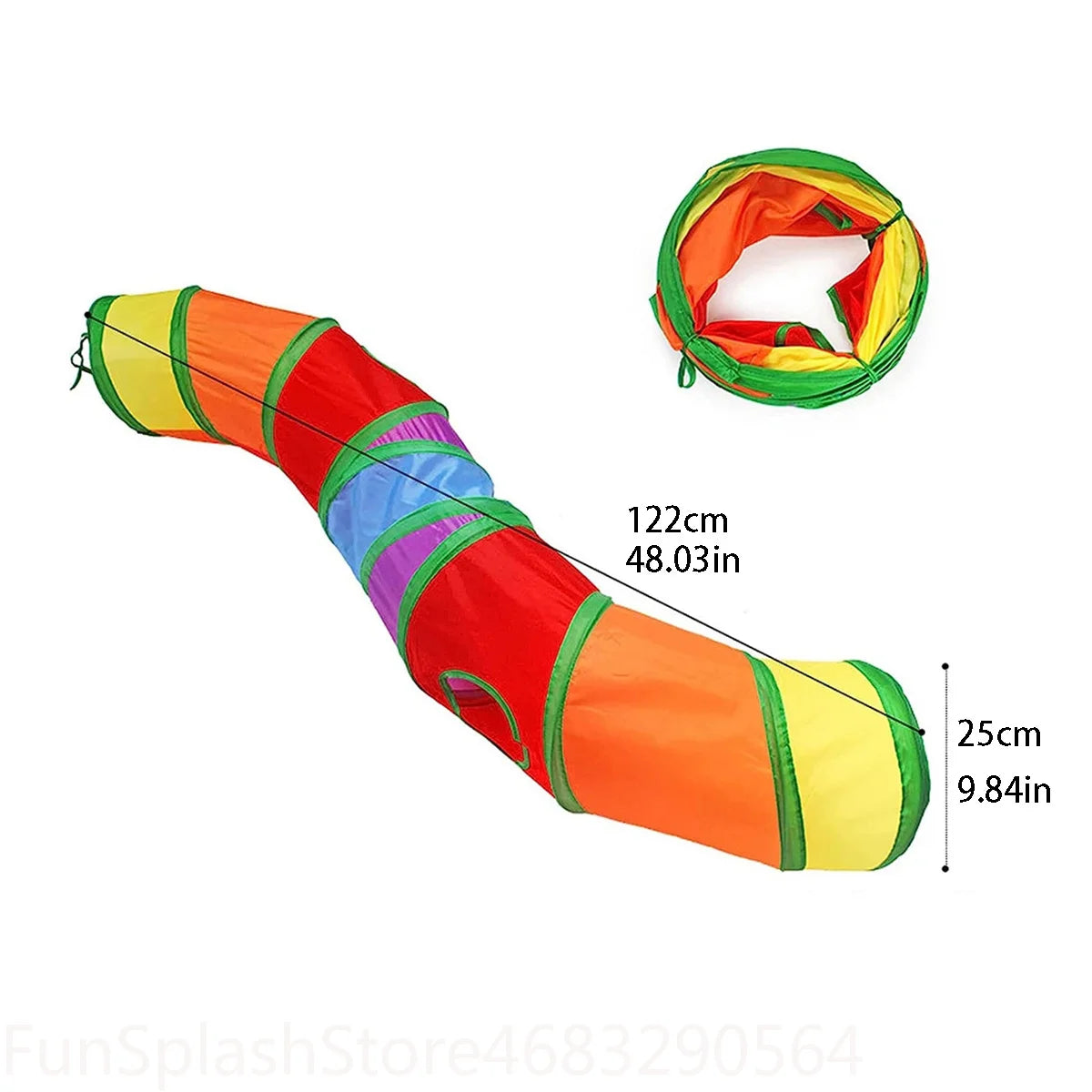 Foldable Cat Tunnel Tube Interactive Pet Play Tunnel Fun Training Toy For Kitten Puppy Indoor Entertainment Relieve Boredom Cat Accessories