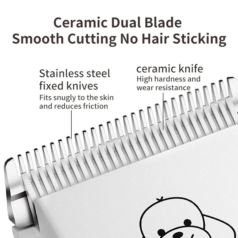 Pet Grooming Clipper Low Noise High Cost Performance with 4 Limit Comb Accessories for Pet Haircut