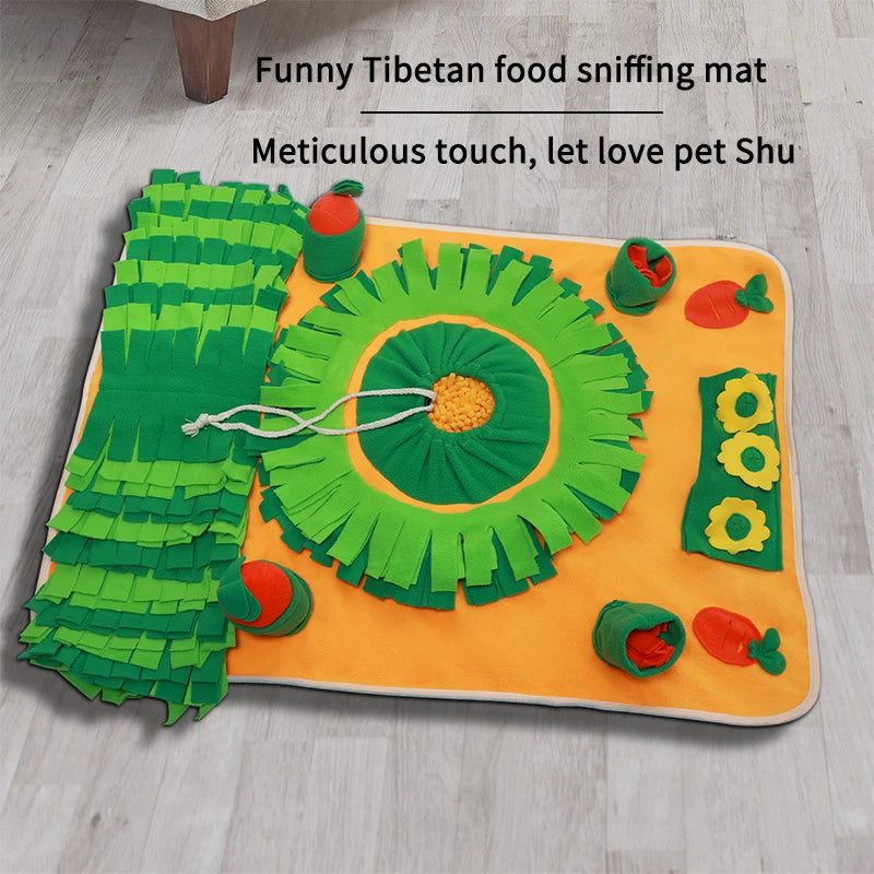 Dog Sniffing Mat Helps Train Dogs' Foraging and Interaction Skills WXD-LBD