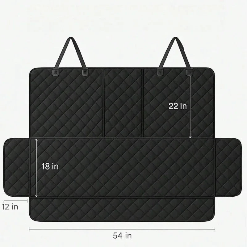 Simple And Stylish Dog Car Seat Cover, Rear Seat Pet Mattress Protection Cover, Waterproof Bench Style Car Seat Cover, Anti Slip Pet Car Bed Dog Hammock, Suitable For Cars SUV, Truck