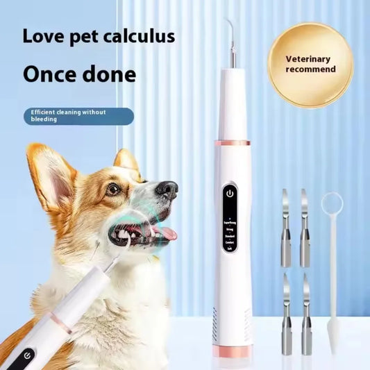 Dog Cat Grooming Smart Dental Ultrasonic Scaler Household Tooth Stone Remover Tooth CleanerTooth Whitening Oral Cleaning Tools