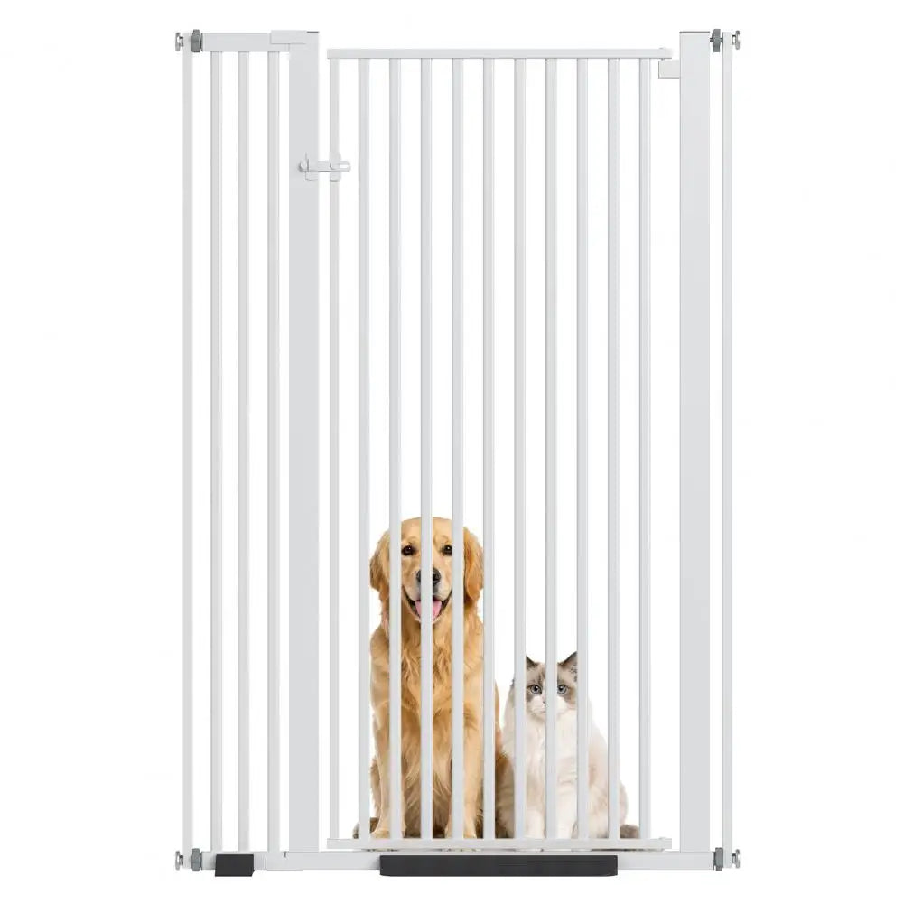 55" Extra Tall Pet Gate for Cat & Dog,Safety Gate, No‑Drill Pressure Mounted Pet Fence for Stairs, Doorways, Hallways