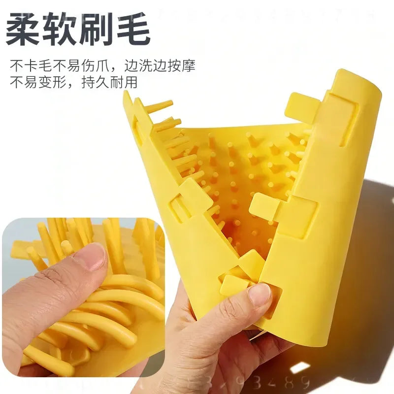 Portable Pet Paw Cleaner Cup Dog Foot Washing Grooming Device Easy‑to‑Use Paw Washer For Dogs Cats On‑the‑Go Travel Outdoor Dirty Paws Cleaning