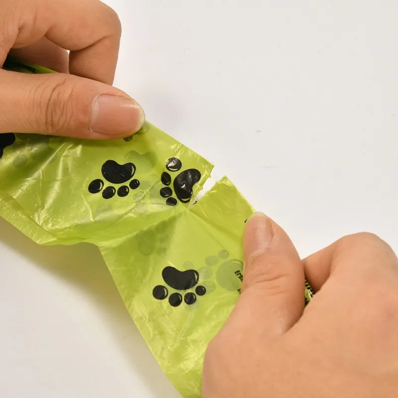 Eco-Friendly Pet Waste Bags - Biodegradable, Scented, Leakproof, for Dogs & Cats, Poop Bag Dispenser Included