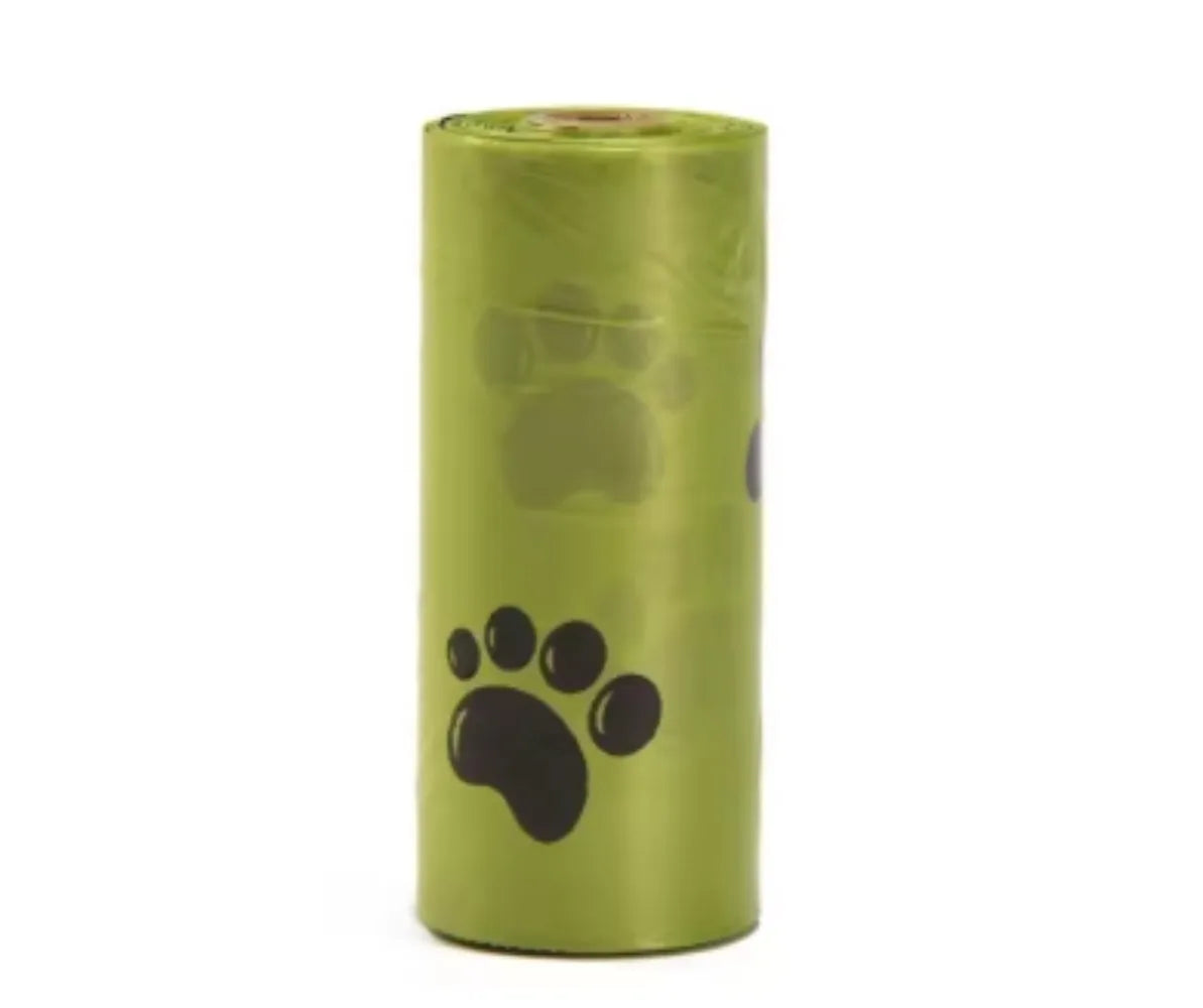 10pcs Biodegradable Dog Poop Bags Eco‑Friendly Compostable Pet Waste Bags Thick Leak‑Proof Puppy Poop Bags For Dog Walking Outdoor Travel