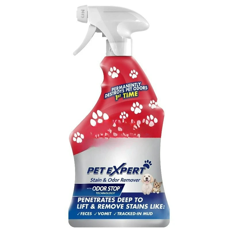 Pet Expert Carpet Cleaner Spray –  for Removal of Pet Stains & Odors,22oz