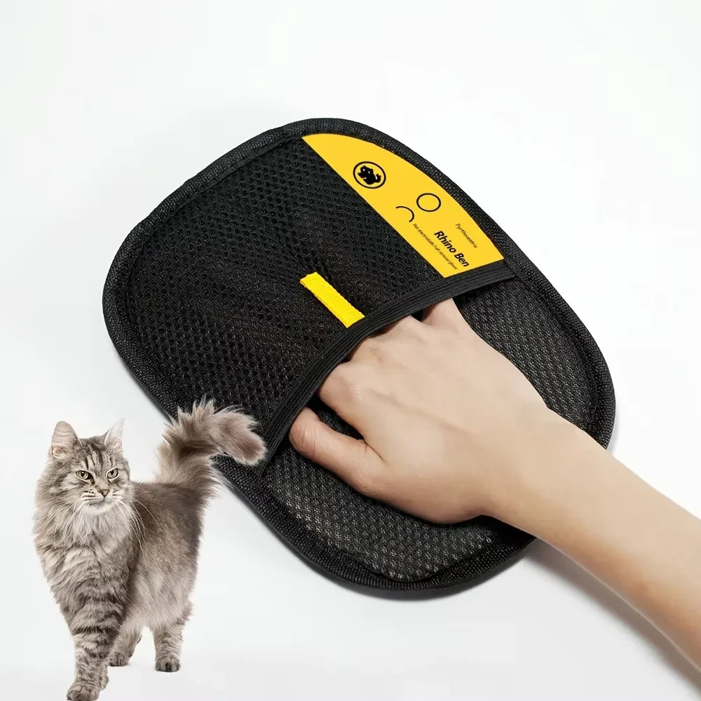 Pet Hair Remover Portable Washable Clothes Hair Dehairing Gloves Pet Cleaning Products Pet Accessories