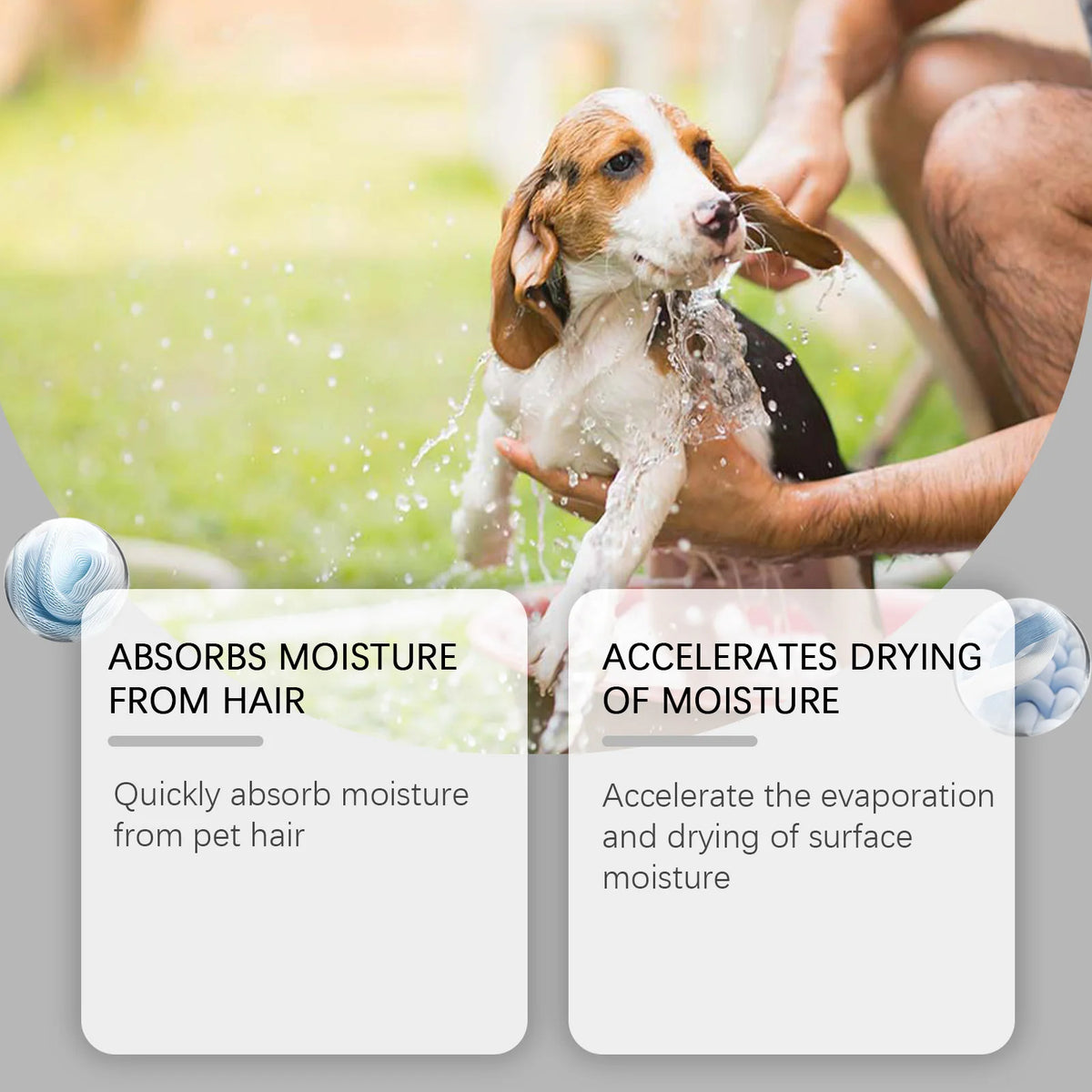 Microfiber Pet Towel Super Absorbent Fast Drying Soft Towel for Dog Cat Bath Grooming
