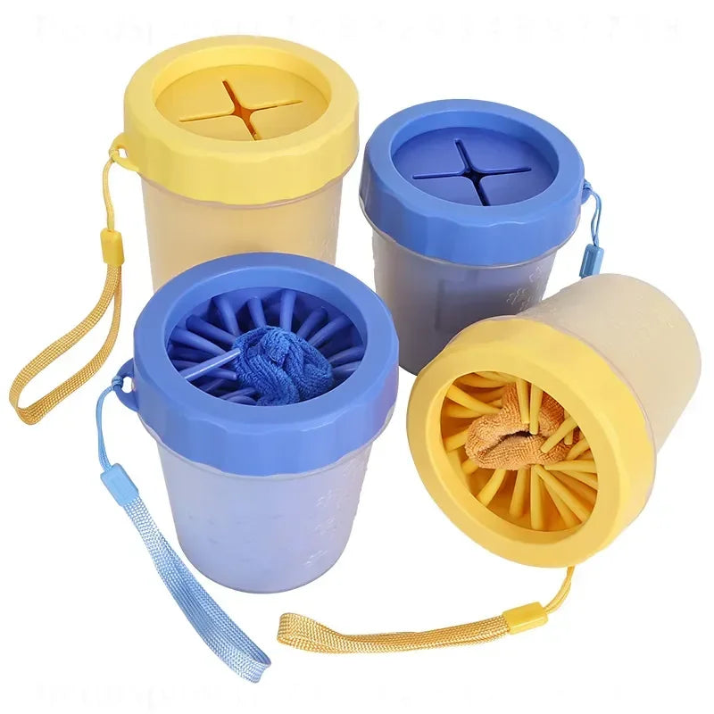Portable Pet Paw Cleaner Cup Dog Foot Washing Grooming Device Easy‑to‑Use Paw Washer For Dogs Cats On‑the‑Go Travel Outdoor Dirty Paws Cleaning