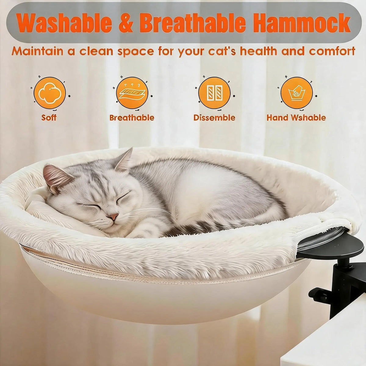 Rotating Cat Table Bed Round Ultra Soft Plush Faux Fur Cat Bed Warm Cozy Sleeping Lounger for Indoor Cats Home Decor, 15.75 Inch