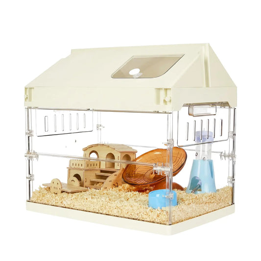 Hamster Cage Starter Kits, 7 in 1 Guinea Pig Cage, Pet Rat Cage for Chinchillas, Hedgehog