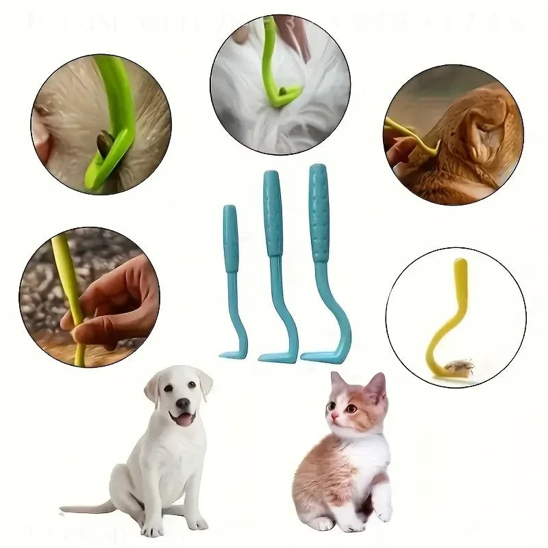 Pet Shower Brush With Tick Remover Soft Bristles Ergonomic Handle Removable Lid Gentle Grooming Washing Tool For Small Medium Dogs Cats Bath Massage