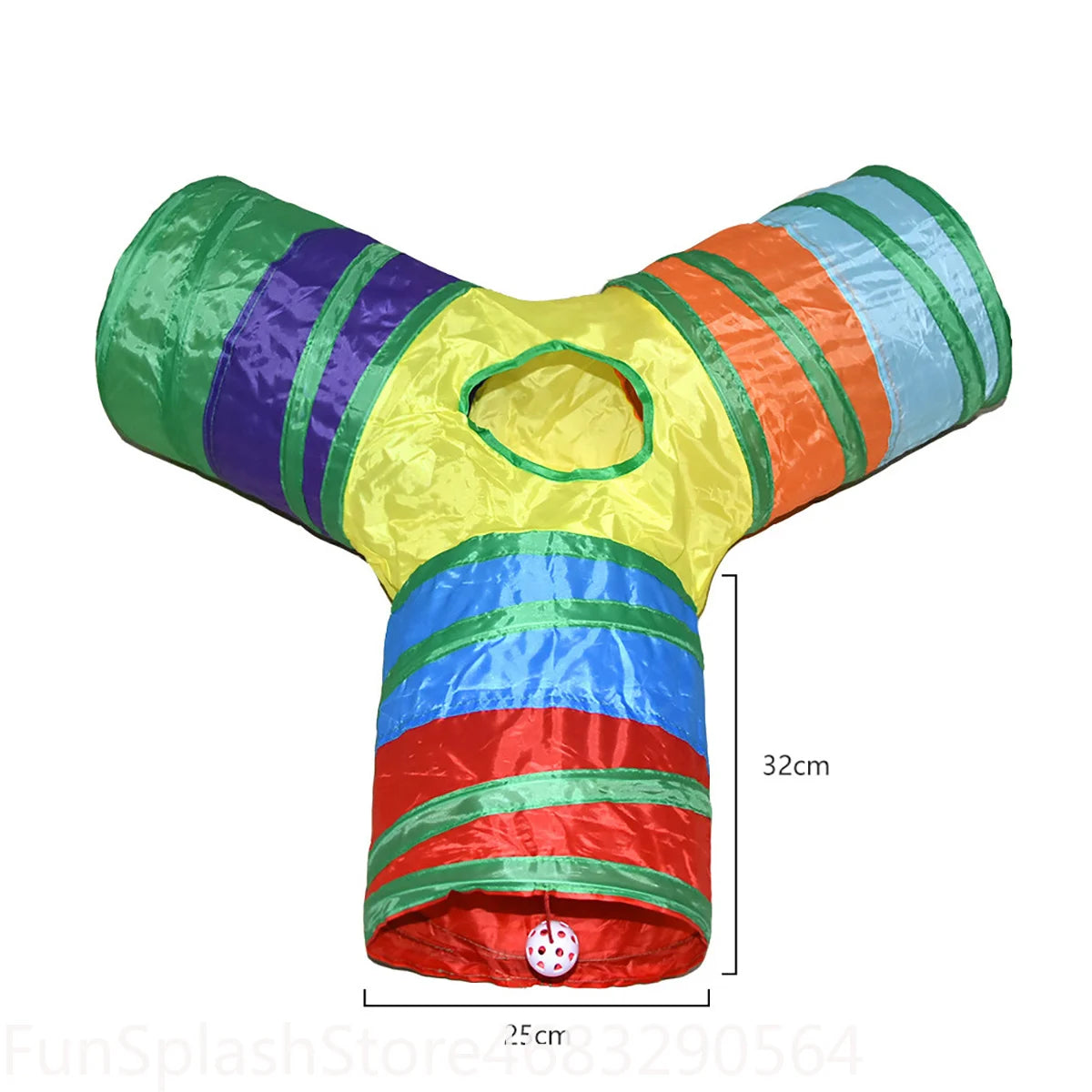 Foldable Cat Tunnel Tube Interactive Pet Play Tunnel Fun Training Toy For Kitten Puppy Indoor Entertainment Relieve Boredom Cat Accessories