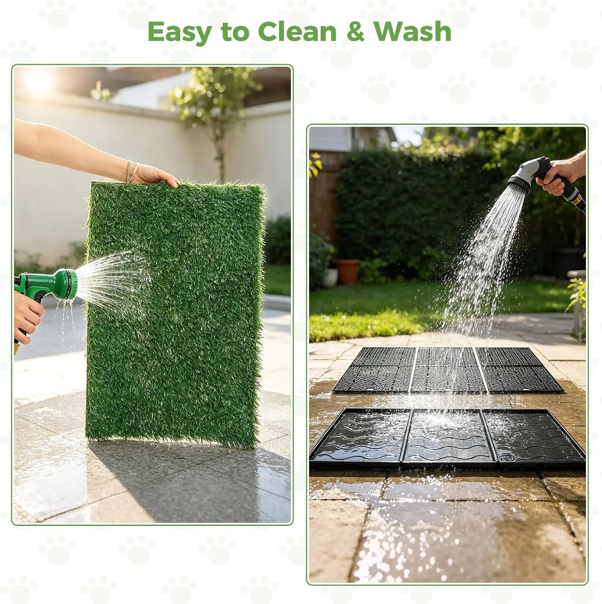 Dog Pee Grass Pad with Tray Extra Large 48' X 25' Potty for Puppy Training