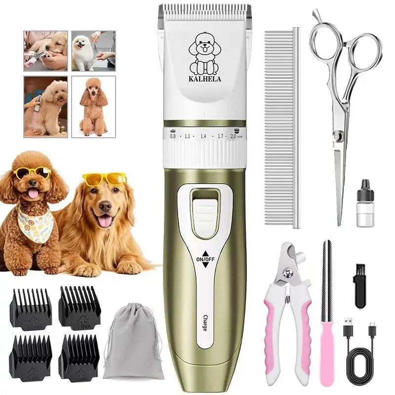 Pet Grooming Clipper Low Noise High Cost Performance with 4 Limit Comb Accessories for Pet Haircut