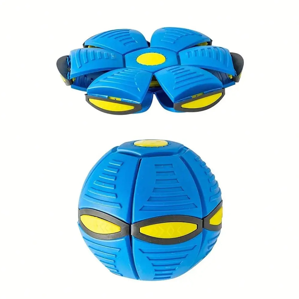 Saucer Bouncing Ball Dog Toy Durable Elastic Pet Ball For Outdoor Play Exercise Fetch Fun Chew Toy For Medium Large Dogs