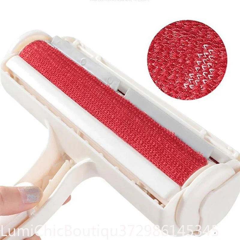 Pet Hair Remover Roller Brush Reusable Fur Removing Tool For Dog Cat Hair Cleaning On Car Clothing Couch Sofa Carpets