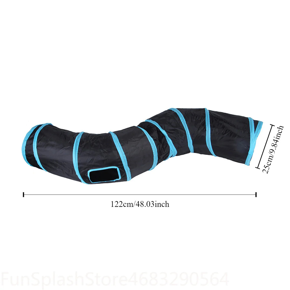 Foldable Cat Tunnel Tube Interactive Pet Play Tunnel Fun Training Toy For Kitten Puppy Indoor Entertainment Relieve Boredom Cat Accessories