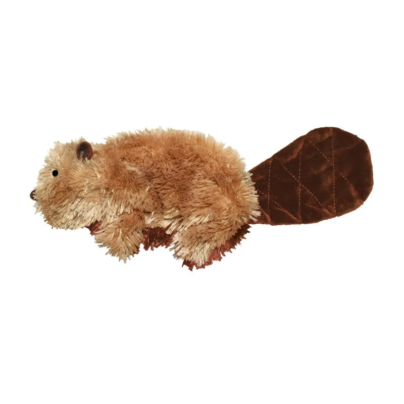 Dog Toy with Squeaker, Beaver, Small for Dogs Up to 20 lbs