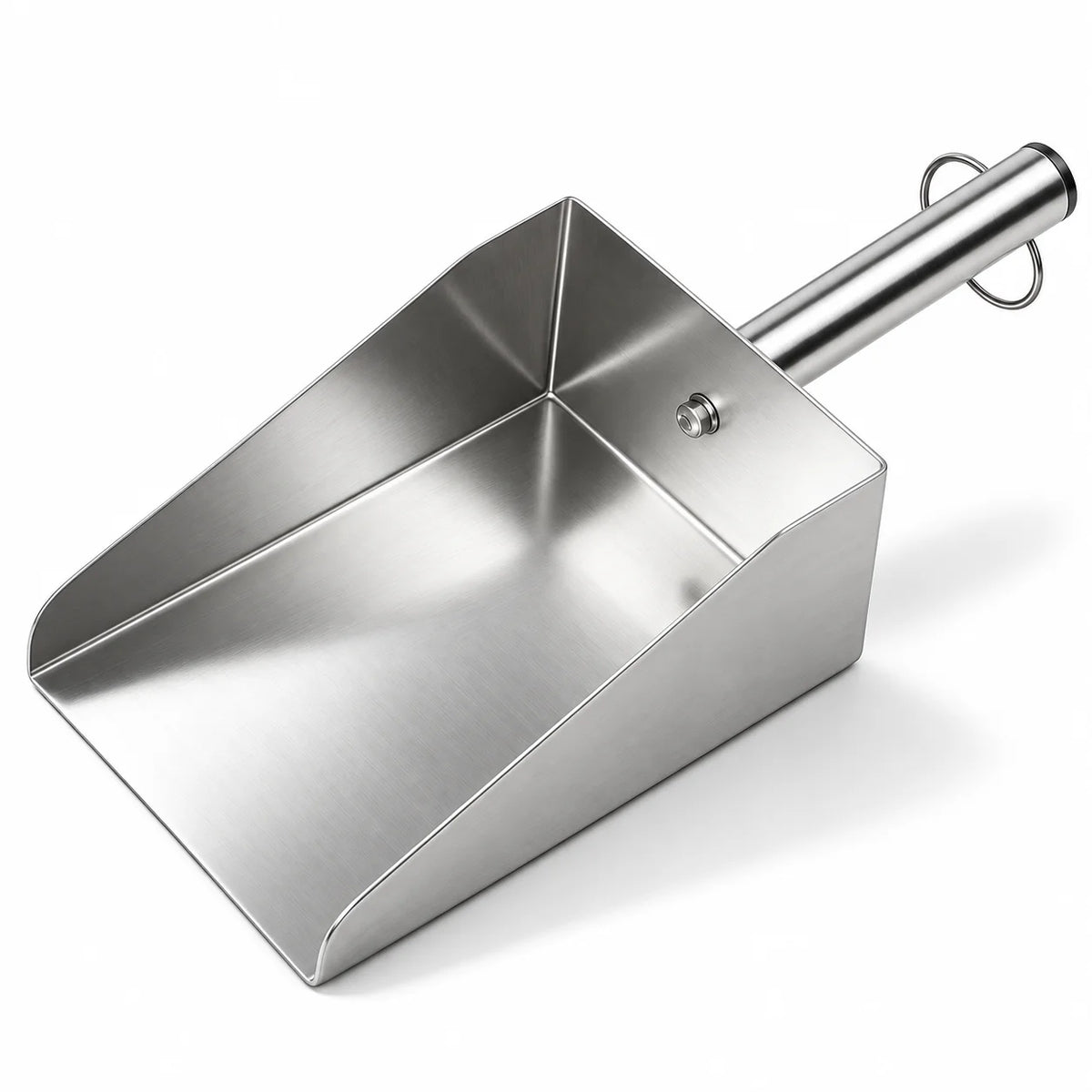 50oz Stainless Steel Dog Food Scoop, Pet Food Kibble Measuring Scoop for Cats, Puppies and Small Dogs.