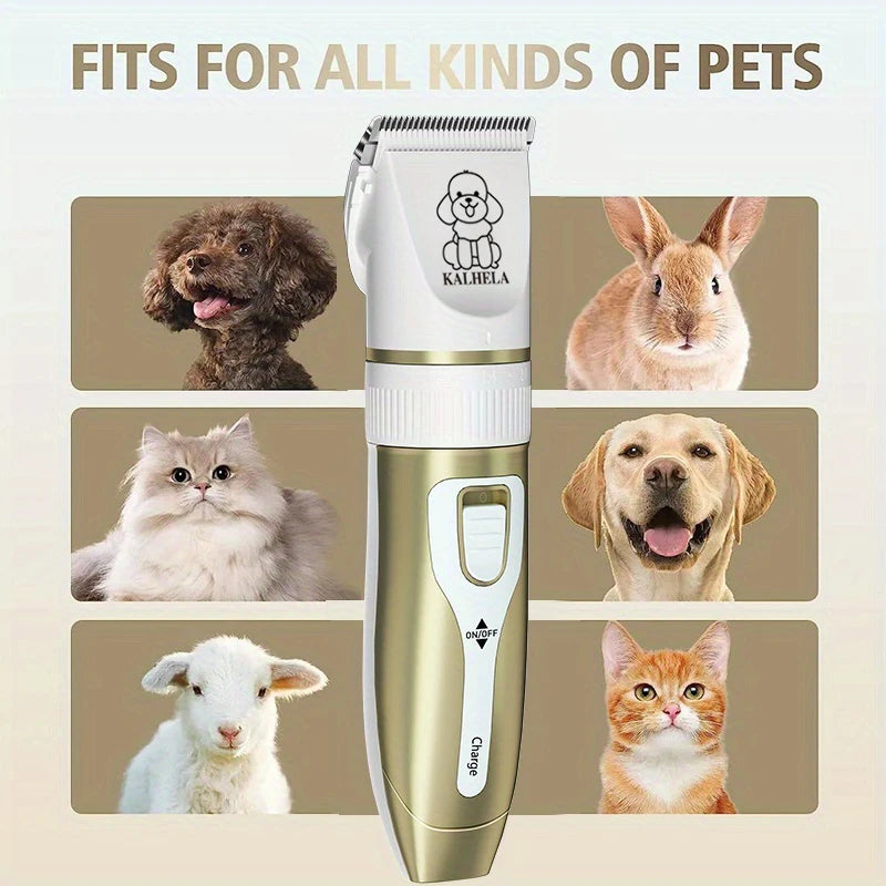 Pet Grooming Clipper Low Noise High Cost Performance with 4 Limit Comb Accessories for Pet Haircut
