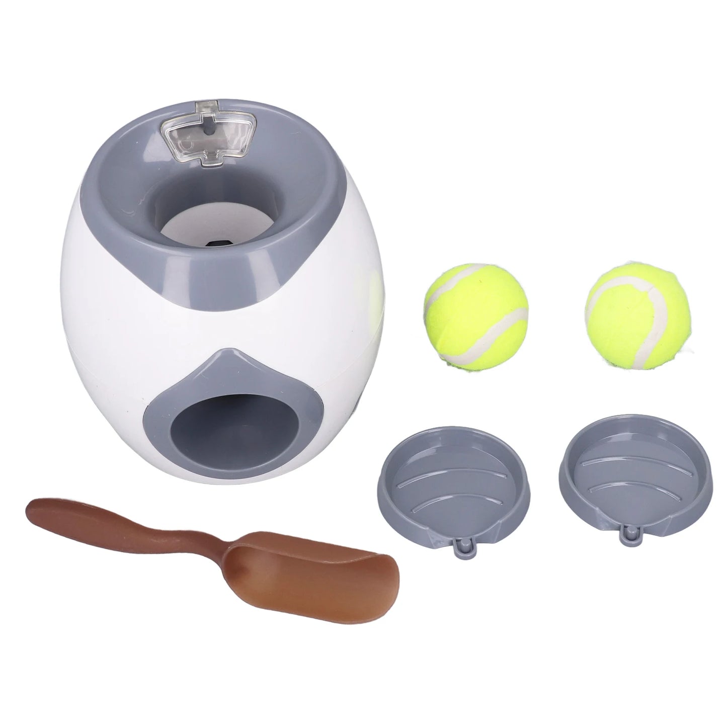 Dog Tennis Ball Machine Dog Training  Dog Ball Feeding Toys Dog Tennis Ball Feeding Machine with 2 Tennis for Dog Training