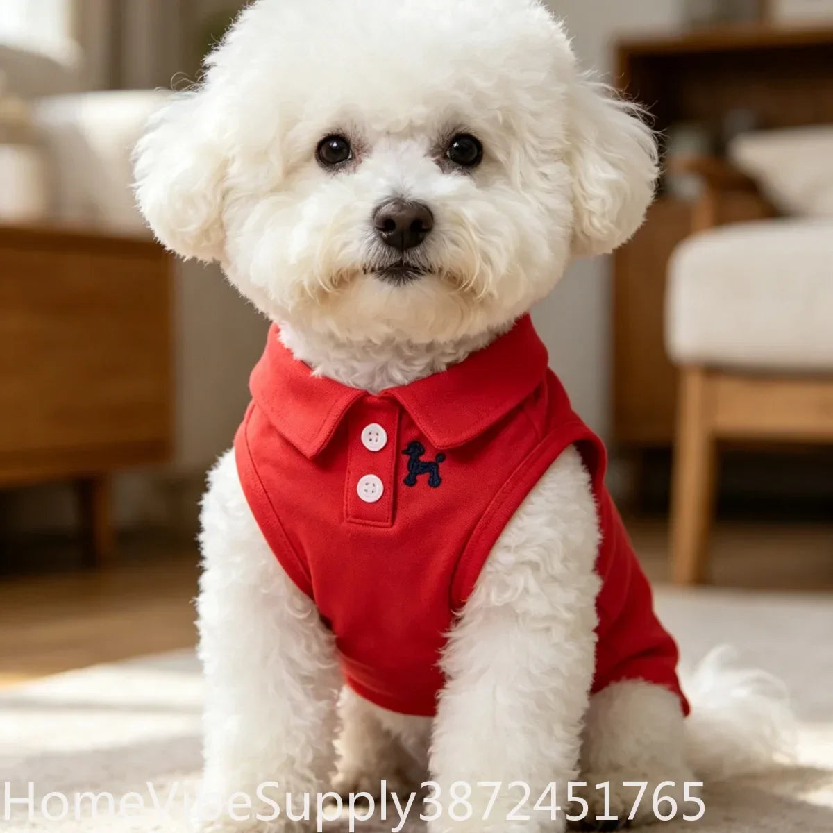 Solid Color Pet Polo Shirt Thin Breathable Puppy T-Shirt Cat Vest Soft Skin-Friendly Two-Legged Pet Apparel Supply