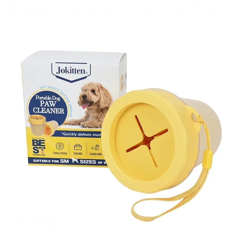 Portable Pet Paw Cleaner Cup Dog Foot Washing Grooming Device Easy‑to‑Use Paw Washer For Dogs Cats On‑the‑Go Travel Outdoor Dirty Paws Cleaning